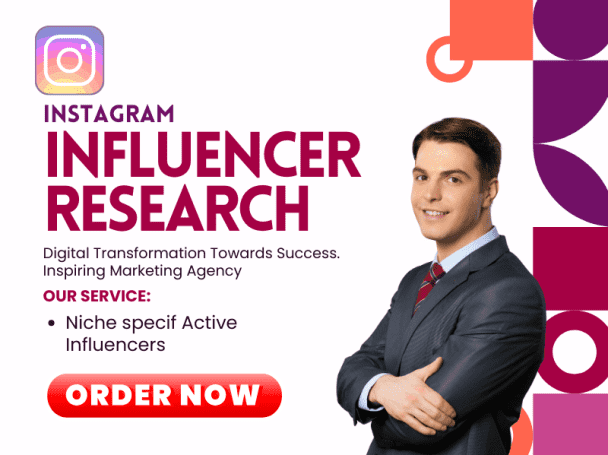 I will do instagram influencer research for influencer marketing