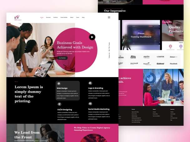HTML CSS company website just 30$