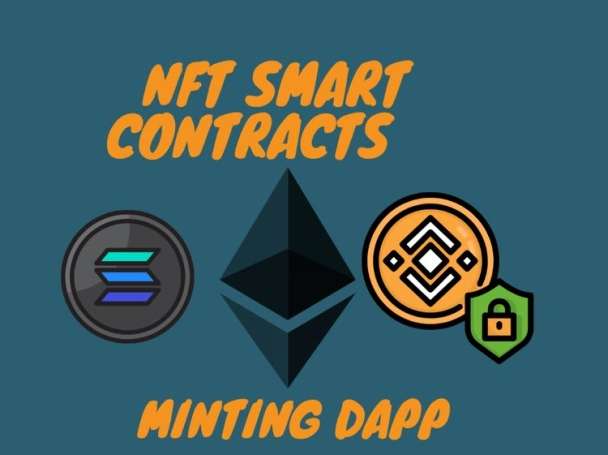 I will create nft smart contract, nft contract, smart contract for mint nft, staking