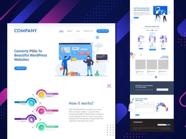 I will create a wordpress website for you