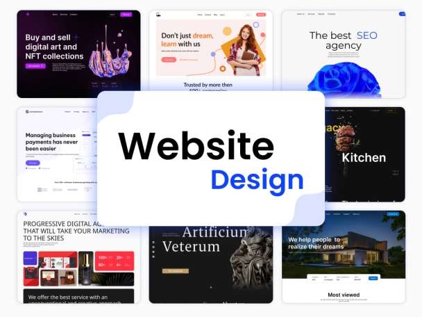 I will do a Modern Website Design, UX/UI Design in Figma