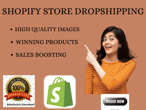 shopify dropshipping store with winning products