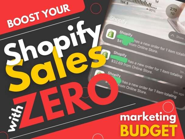 I will boost your shopify sales with shopify marketing plan and ecommerce promotion ads