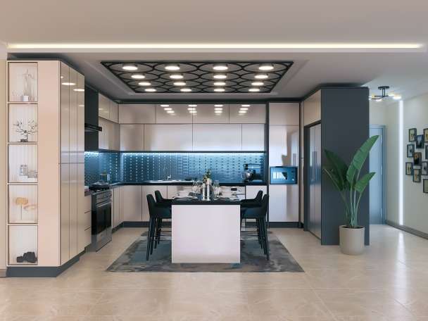 I will provide realistic renders of your modern kitchen design