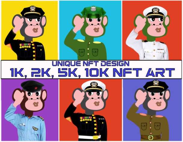 i will do  3d nft art design, 3d nft art collection