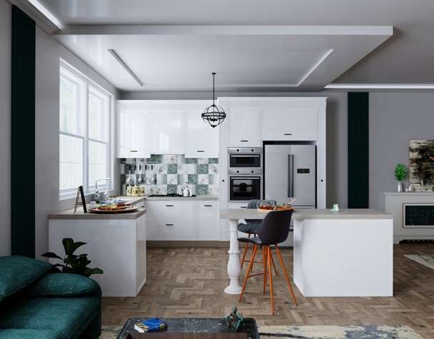 I will provide realistic renders of your classic kitchen design
