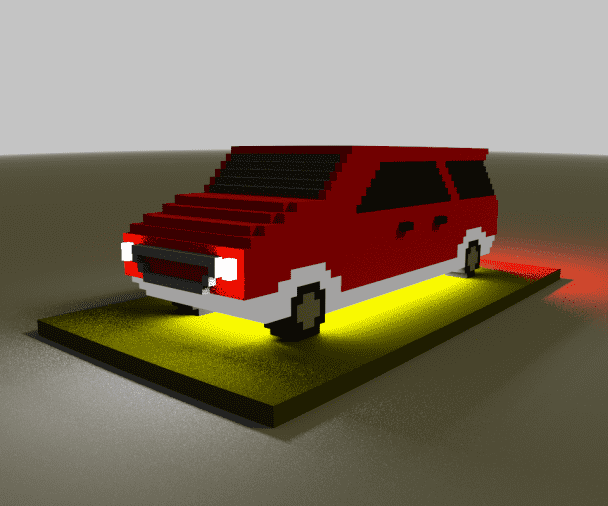 design voxel sandbox  metaverse asset