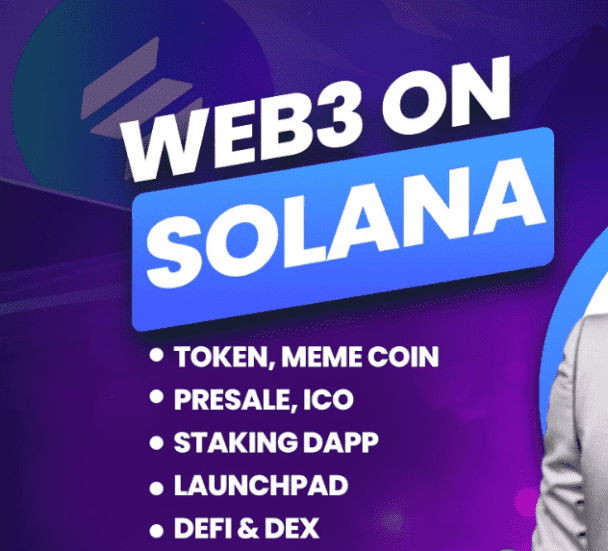 Build solana token presale, airdrop token, meme coin crypto token