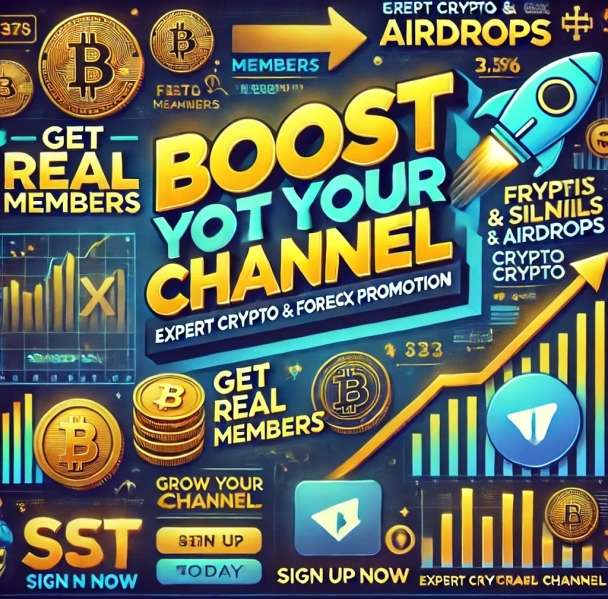 Boost Your Telegram Channel: Forex Signals, Crypto, and Airdrop Promotion"