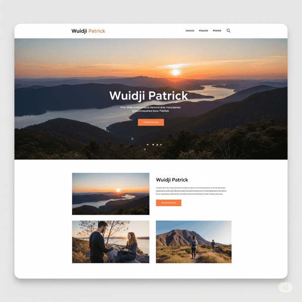 I will create a simple and professional website using AI tools