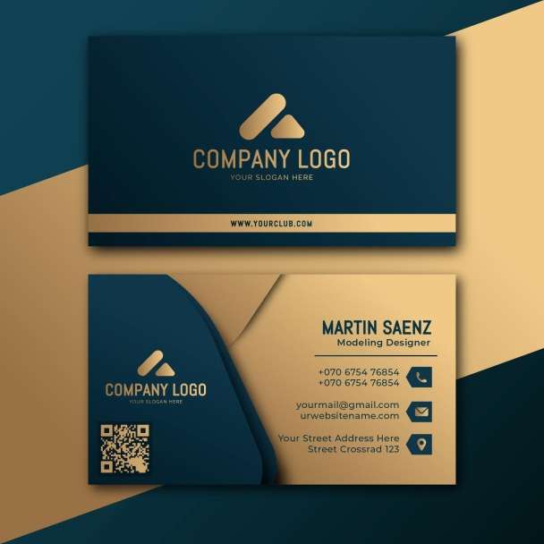 Je vais concevoir une carte de visite professionnelle et élégante