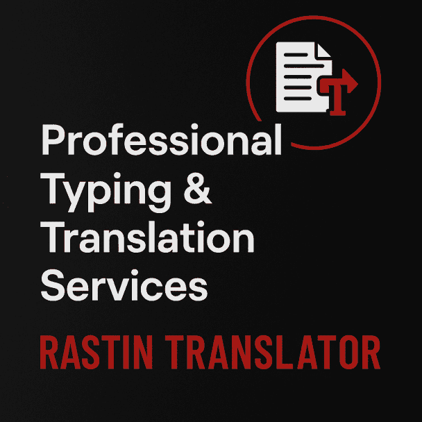 Professional English-other language Translation & Typing Services - Fast & Accurate