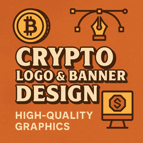 I will create a stunning crypto logo, NFT banner or Web3 Graphic