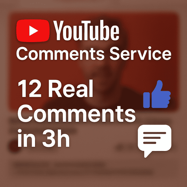 I will post comments on YouTube or social media content to boost engagement