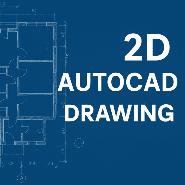 I will draw simple 2D AutoCAD drawings