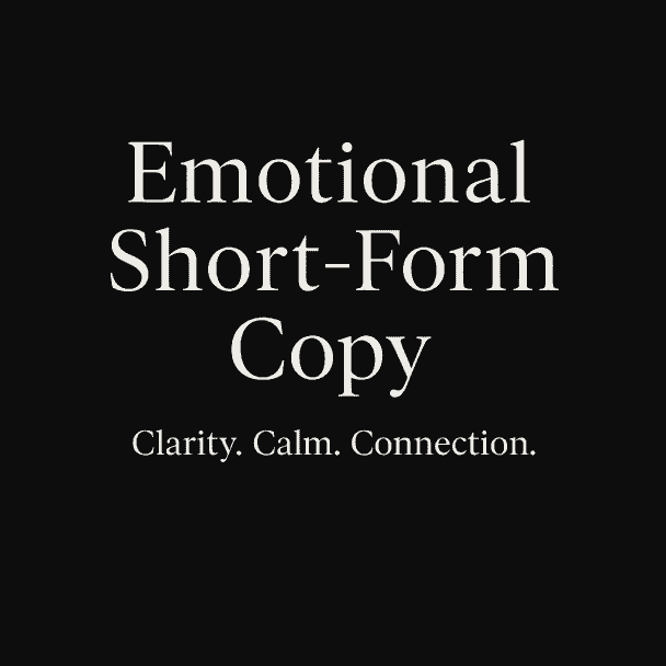 I will write emotional short-form copy for your app, website, or crypto brand