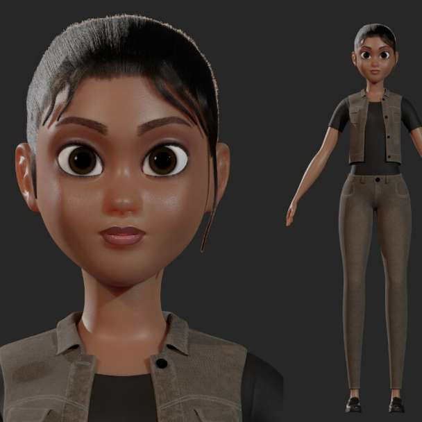 3d character modeling 3d cartoon character 3d rigging 3d character design 3d realistic character 3d rendering