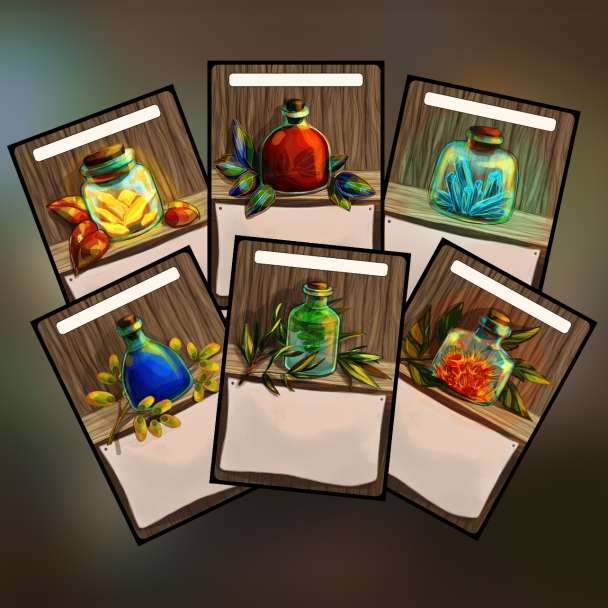 I will create a board game cards for you