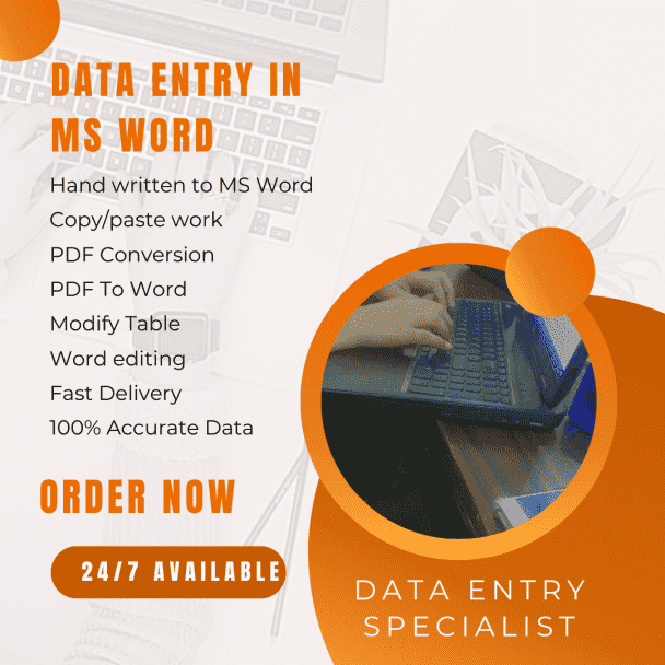 I'll do fast typing retype screenshot in MS word and excel
