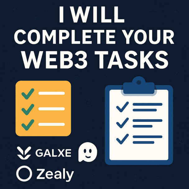 I will complete your Web3 tasks, airdrops, quests & more
