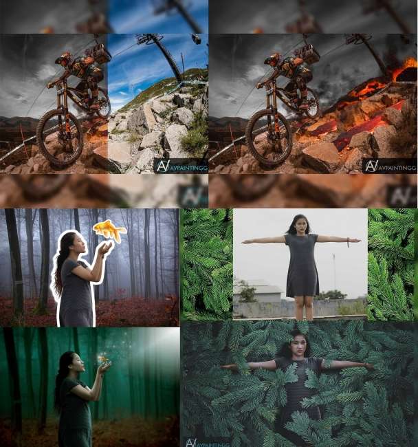 Manipulation photoshop, Retouching and much more