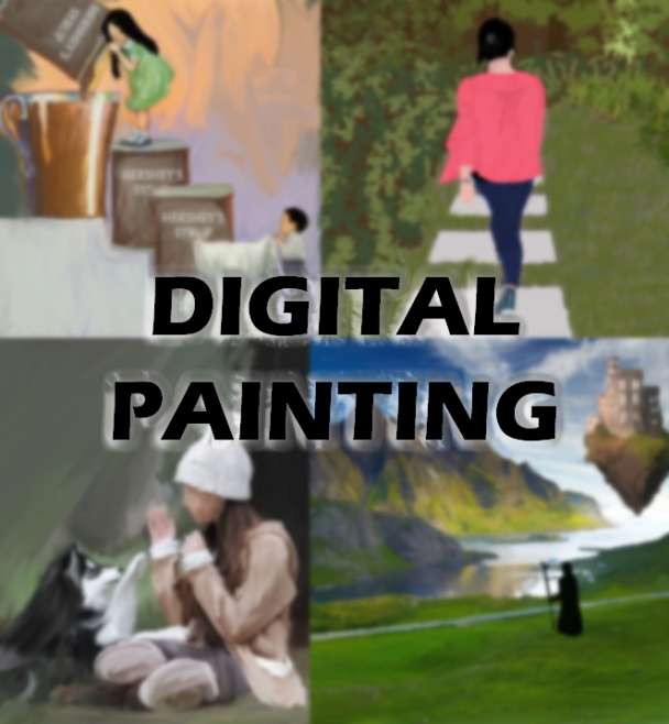 I will do digital painting
