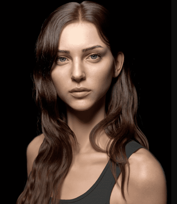 realistic metahuman character, 3d character modeling