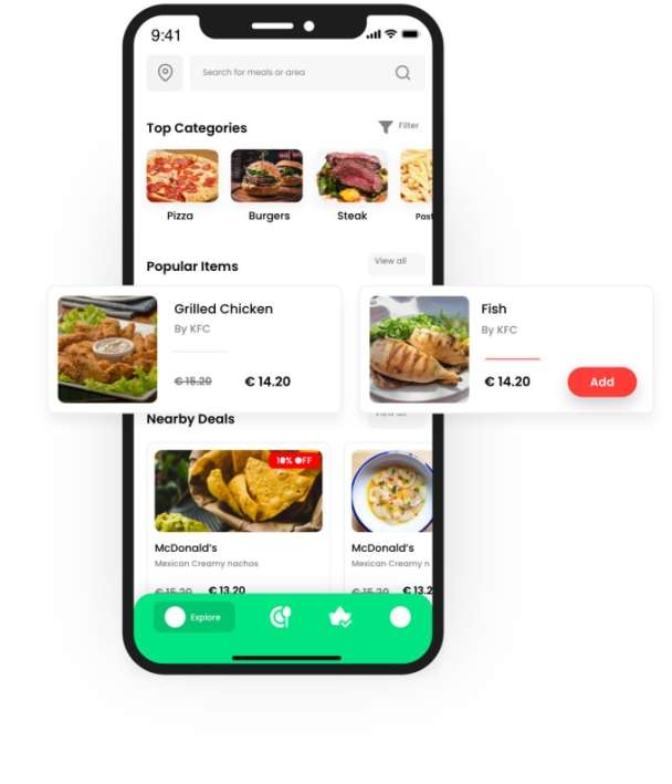 I will build grocery app, restaurant app, food delivery apps