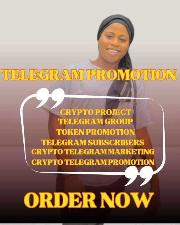 I will do crypto telegram promotion crypto promotion nft crypto telegram