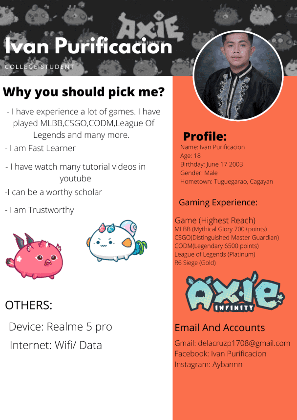 AXIE SCHOLARSHIP(CGU)
