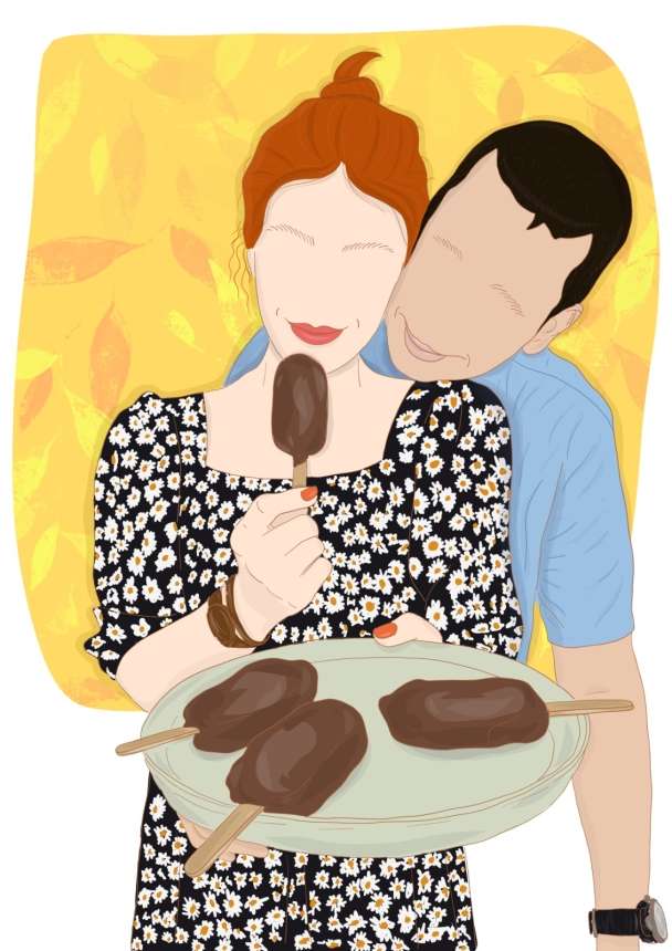 I will design/draw you and your beloved ones