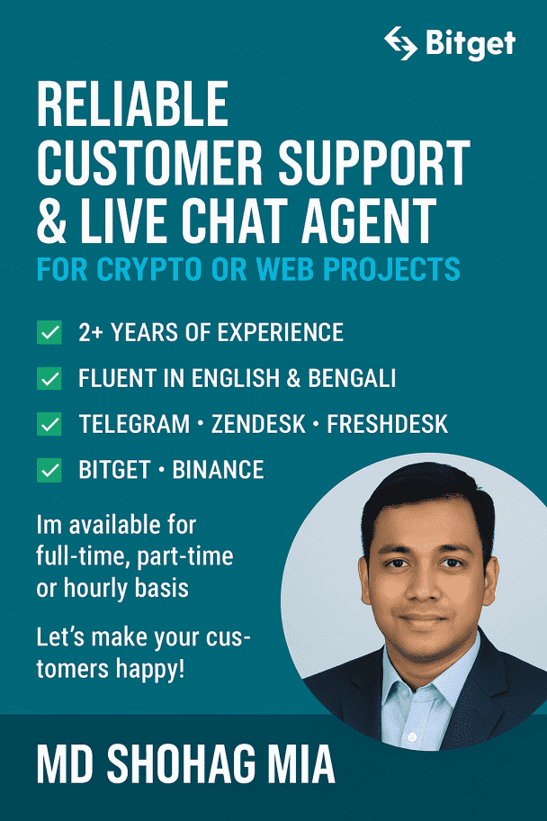 Reliable Customer Support & Live Chat Agent for Crypto or Web Projects