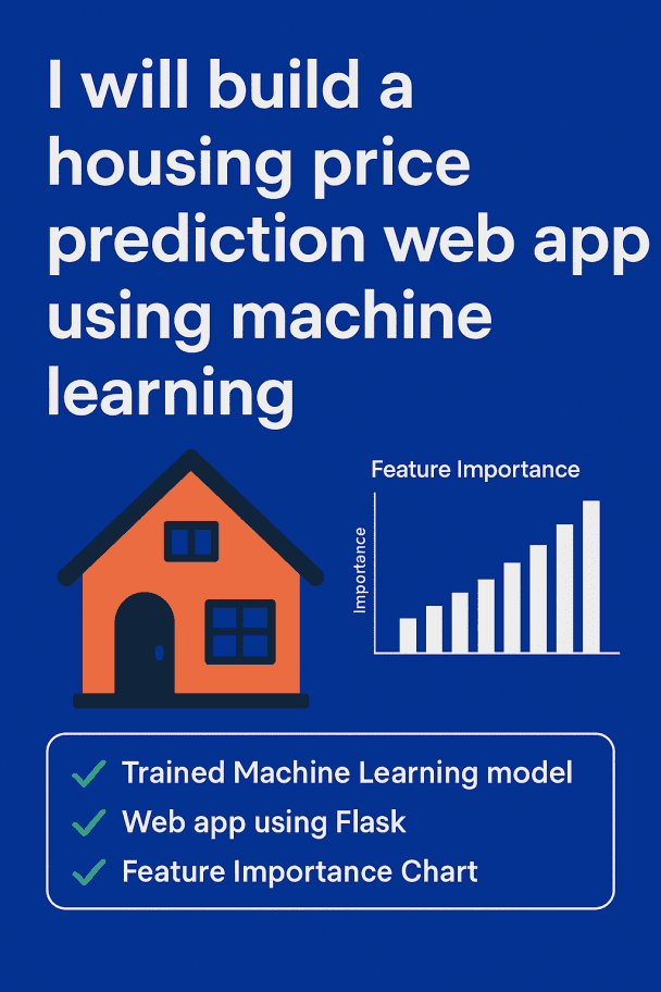 I will build an AI-powered housing price prediction app with custom data analysis