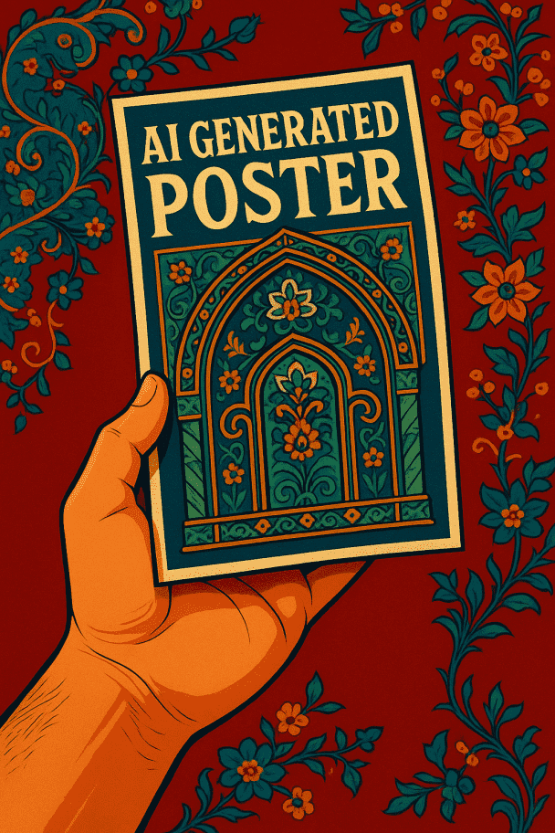 I will design stunning AI-generated posters for your brand or event