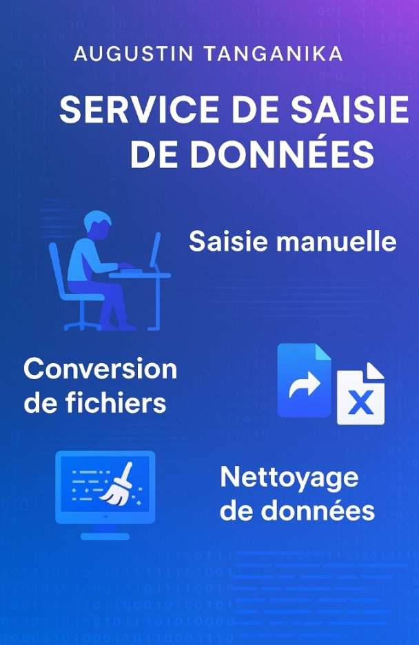 Je vais effectuer une saisie de données rapide, fiable et bien structurée (Excel, Google Sheets)
