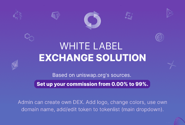 I will develop a white label Crypto Exchange Solution DEFI