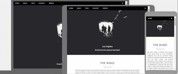 Responsive Website Layout - No JavaScript