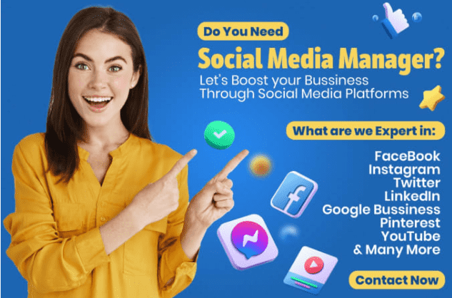 your  social media manager, unlimited traffic and sales