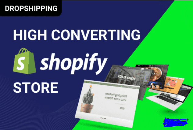 create a high converting shopify dropshipping store or website