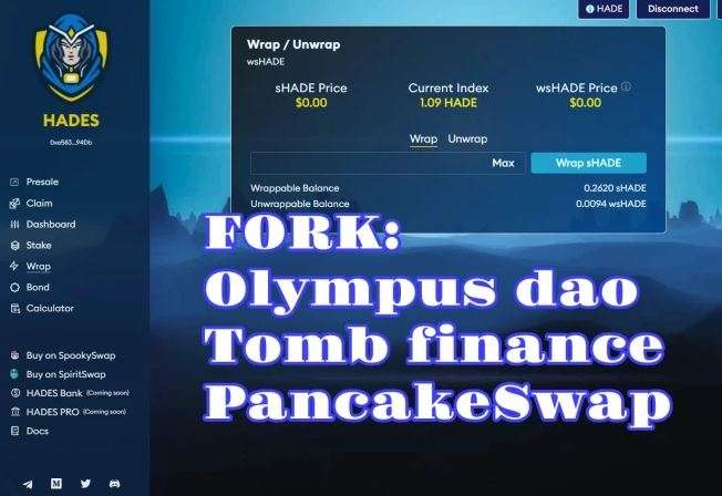 I will fork olympus dao and tomb finance on various network