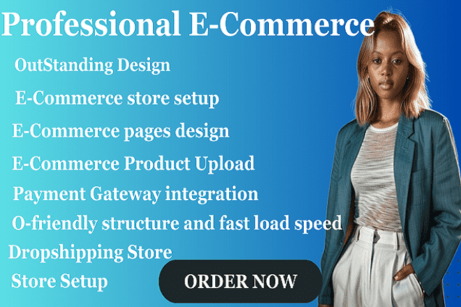 Build E-commerce website, ecommerce store, E-commerce website design