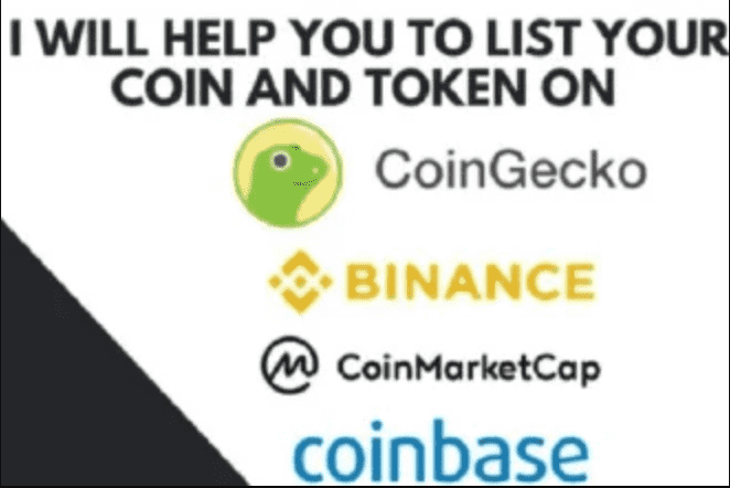 make your coin or token listed on popular crypto exchanges