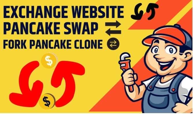 create crypto exchange website, pancake swap fork, pancakeswap clone dex website