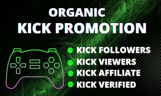 I will do organic kick channel promotion to gain active audience to your channel