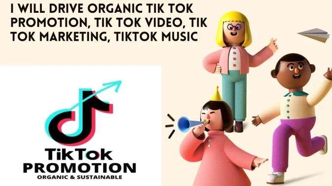 I will promote and grow your tik tok organically, tiktok promotion