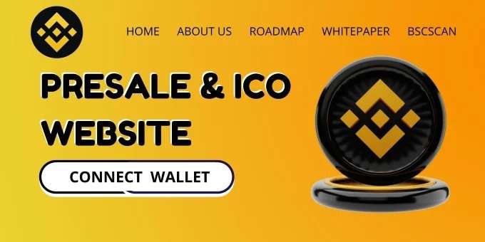 Create ico website, crypto and token presale website