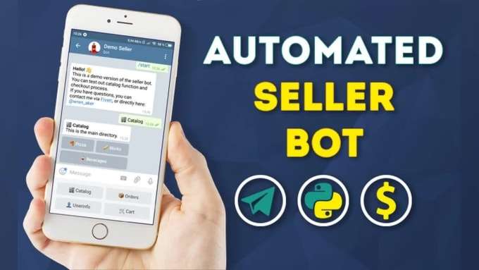 I will develop a telegram bot for selling. Demo inside.