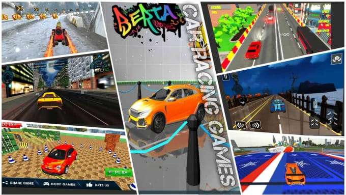 I will create car racing, stunt, drift , car parking games perfect