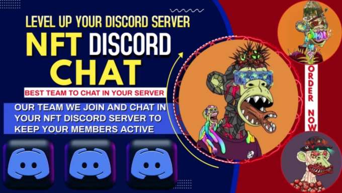 I will talk in your discord server, levels, discord chat