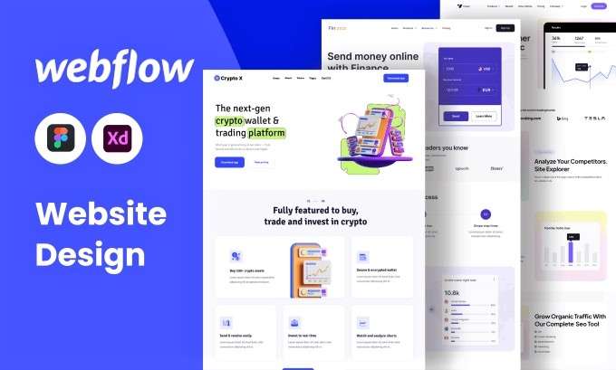 I will do webflow website design and figma to webflow conversion